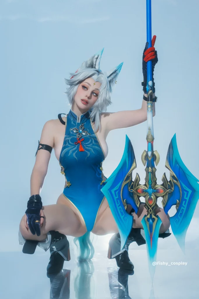 Косплей Feixiao из Honkai Star Rail от Fishy Cosplay