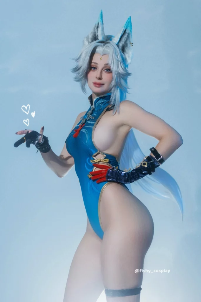 Косплей Feixiao из Honkai Star Rail от Fishy Cosplay
