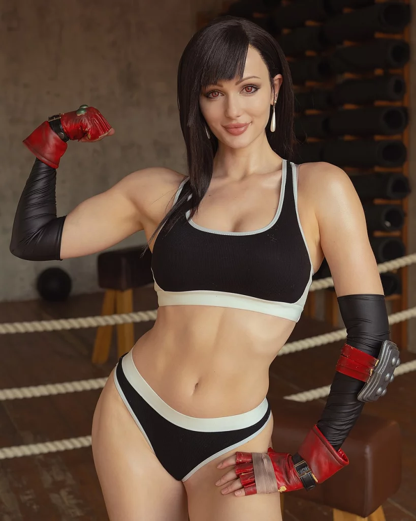 Косплей Tifa Lockhart из Final Fantasy VII от Tniwe