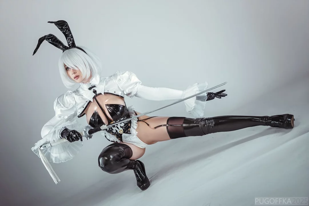 Косплей Bunny 2B из NieR: Automata от BellatrixAiden