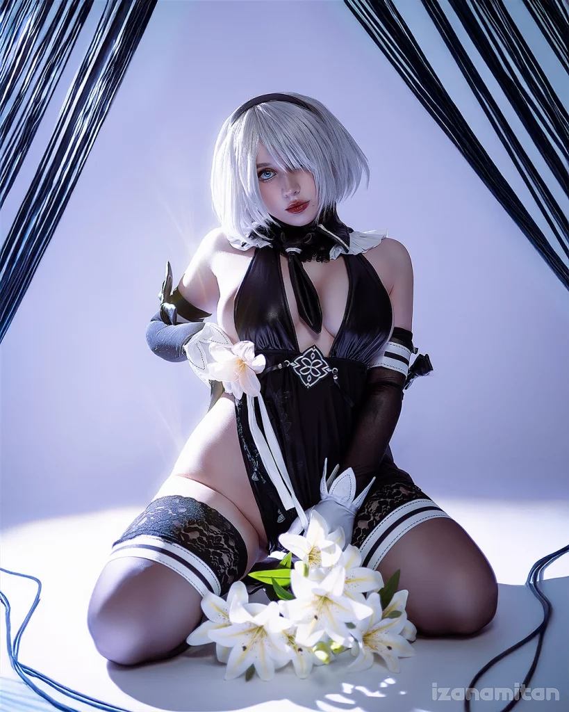 Косплей Eve 2B Dress из NieR: Automata от Izanamitan