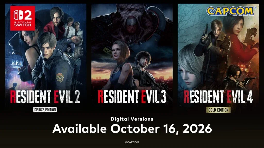 Capcom выпустит три части Resident Evil и Monster Hunter на Nintendo Switch 2